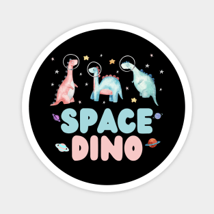 Dinosaurs in space Magnet